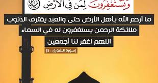 ويستغفرون لمن في الأرض ما أرحم الله بأهل الأرض حتى والعبد يقترف الذنوب ملائكة الرحمن يستغفرون له في السماء اللهم اغفر لنا أجمعي Quran Verses Holy Quran Quran