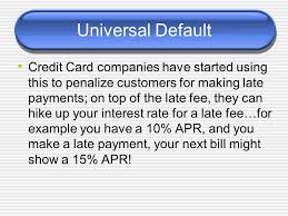 Your interest rates may rise. Credit Terms And Conditions What Happens When You Overspend And Cannot Pay Ppt Download