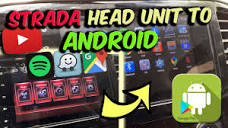 STRADA Head Unit to ANDROID - YouTube