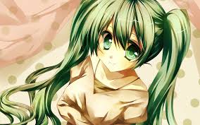 A lot of the green haired anime girls on this list seem to match those words. Cute Anime Girl Green Hair 1680x1050 Wallpaper Teahub Io