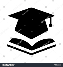 Book With Vector Graduation Cap Education Icon Academic University Hat Illustration Cap Education Graduation B Education Icon Graduation Book Graduation Cap