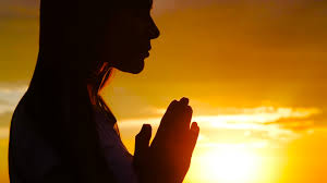 Image result for images woman praying silhouette