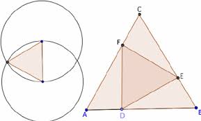Improve your math knowledge with free questions in scalene, isosceles, and equilateral triangles and thousands of other math skills. Constructing An Equilateral Triangle Download Scientific Diagram