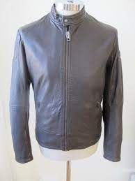 Hugo Boss Orange Slim Fit Biker Style Leather Jacket Jofynn Nwt Brown Sz 52 L Leather Jacket Hugo Boss Orange Biker Style