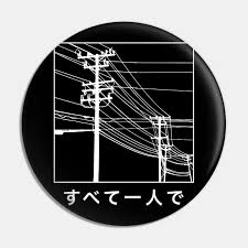 This is a casual shirt for juniors and women, it is made of high quality . Japanese All Alone Japanese Aesthetic Pin Teepublic