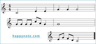 Normally rest symbols are placed in the same way as note symbols, evenly spaced across the bar from left to right. Half Rest Whole Rest Quarter Rest All Music Rests