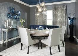 Beautiful Dining Room Decorating Ideas With Nice Illumination Exclusive Dark Gray Dining With Images Dining Room Contemporary Dining Room Decor Modern Elegant Dining Room