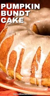 Pumpkin Bundt Cake With Cinnamon Glaze Recipe In 2020 Pumpkin Bundt Cake Sweet Recipes Bunt Cake Recipe