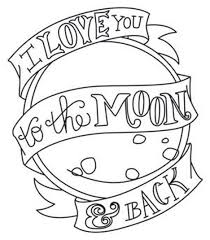 Deep underwater is where i left my love clean at the surface. I Love You To The Moon And Back Coloring Pages Part 1