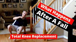 Knee replacement surgery can help with severe arthritis pain and may help when you get back home from the hospital, you should be able to walk with crutches or a walker. Getting Up From The Floor After A Total Knee Replacement If You Fall Youtube