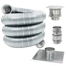Z-Flex 2GIAFKX0325, 3" x 25ft Pre-Insulated Aluminum Gas ...