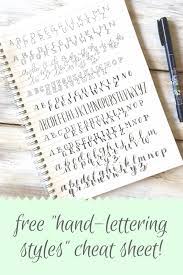 Web site bitfontmaker lets you design, create, and download your own fonts. 10 Simple Hand Lettering Styles Plus A Free Cheat Sheet Scribbling Grace