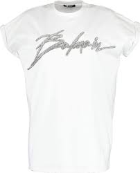 Balmain Embroidered Signature T Shirt Products In 2019