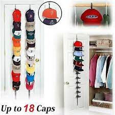 Can Also Be Hung From A Ceiling Hook Baseball Hats Are Displayed Facing Forward So Cap Baseball Hat Display Ideas Wall Baseball Hat Wall Display Cap Organizer