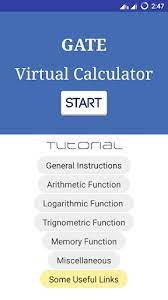 Nov 05, 2020 · download gate virtual calculator untuk android di aptoide sekarang! Gate Virtual Calculator App For Android Apk Download For Android