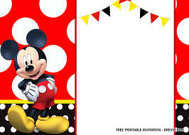 Give them a preview of all the fun they can expect with free party invitation templates you can easily personalize and print. Free Mickey Mouse Birthday Invitation Templates Latest Download Hundreds Free Printable Birthday Invitation Templates