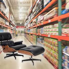 Find great deals on ebay for leather ottoman chair. Here S How The Eames Lounger Ended Up At Costco Apartment Therapy