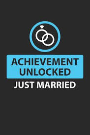 On 26th september 2020, tim and i got married at leeds town hall. Achievement Unlocked Just Married Wedding Dot Grid Journal Diary Notebook 6 X 9 Inches With 120 Pages By Wedding Gamer Publishing