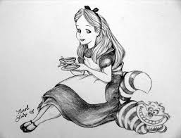 Alice In Wonderland Cartoon Black And White Alice In Wonderland Sketch By Melodybella On Deviantart Alice In Wonderland Cartoon Alice In Wonderland Drawings Alice In Wonderland