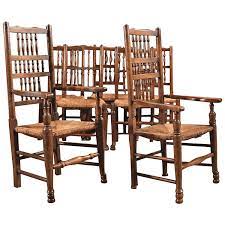 Harlequin Set Of Seven Antique Spindle Back Dining Chairs Circa 1800 Chair Dining Chairs Dining Room Chairs
