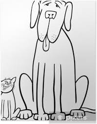 Ludzie zastanawiają się, czy kolorowanki online mają charakter edukacyjny, ponieważ trudno im w to uwierzyć. Plakat Kot I Pies Kreskowek Dla Kolorowanka Pixers Zyjemy By Zmieniac