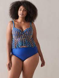 Tables de correspondance et équivalence des tailles américaines (us) et anglaises (uk). Haut De Tankini Imprime Avec Soutien Gorge Integre Addition Elle Penningtons