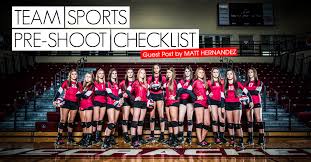 Team Sports Pre Shoot Checklist Blog Millers