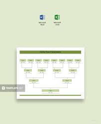 Family Tree Diagram Template 20 Free Word Excel Pdf