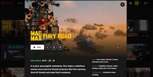 The newest mad max that released last year really pushed the boundaries of film and was one of the best movies of 2015. Watch Mad Max Fury Road 2015 On Netflix From Anywhere In The World