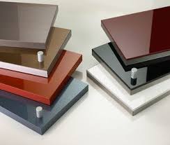 Reflections High Gloss Gloss Cabinets Luxury Vinyl Plank Salon Decor