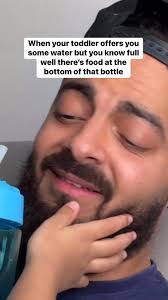 When your toddler offere you water…. #reaction #comedy #explorepage