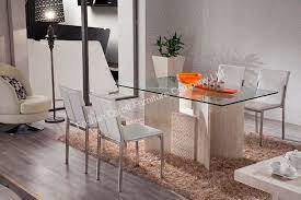 Lippa 48 oval artificial marble dining table. Nature Travertine Dining Table With Tempered Glass Top From China Stonecontact Com