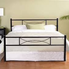 Teraves Full Size Metal Bed Frame Bedroom Mattress Platform Foundation With Headboard Walmart Com In 2020 Full Metal Bed Frame Full Size Metal Bed Frame Platform Bed Mattress