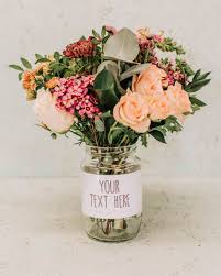 Flowers in a jar singapore. Personalised Posy Jar Millson Berry