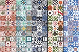 Cave art can be ordered as individual tiles. Moroccan Tiles Ethnic Seamless Patterns By Dolly Potterson Thehungryjpeg Com