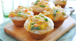 Chicken Pot Pie Cupcakes Recipe Chicken Pot Pie Cupcakes Pot Pie Cupcakes Savoury Food
