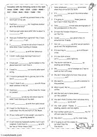 Phrasal Verbs Online Worksheet Verb English Grammar Worksheets English Verbs
