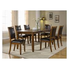 Have To Have It Monarch Morland Dark Walnut Ash Veneer Dining Table Hayneedle Com Com Walnut Dining Chairs Dining Chairs Dining Table Setting