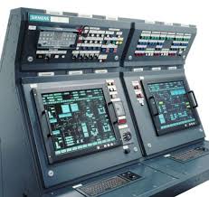 Monitoring And Control System For Ship Engine Room Emcs Siemens Ag Marine Solutions Control Panels Control System Retro Futuristic