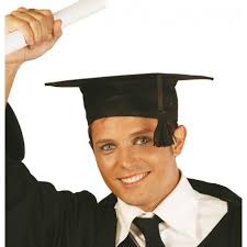 Figuras y detalles ideales para celebrar la graduación cuando terminas los estudios. Sombrero Graduado Tela Disfraces Baratos Online