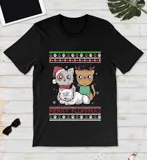 Crazy Cool Funny Cat Christmas T Shirt In 2020 Christmas Cats Funny Cats Cat Tshirts Funny
