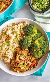 Honey Garlic Chicken Rice Bowls Recipe Honey Garlic Chicken Chicken Rice Healthy Chicken Recipes