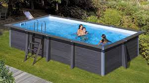 piscine hors sol composite rectangulaire 6 06 x 3 26 x 1 24 m piscine hors sol rectangulaire amenagement piscine hors sol piscine hors sol