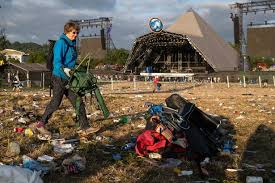 Glastonbury is a fairtrade town and thetown council has made a commitment to support fairtrade glastonbury is now part of the programme which will be completed next year on world earth day. Litter Pictures Show Glastonbury Festival Aftermath As Clean Up Operation Begins Somerset Live