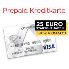 Eine commerzbank kreditkarte kann sich lohnen, wenn man ein konto bei der bank hat. Knaller 25 Fur Prepaid Kreditkarte Der Commerzbank Keine Schufa