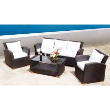 Charleston Wicker Black Outdoor Lounge Furniture Black Patio Furniture Furniture