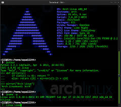 Arch Linux Terminal Linux Learn To Code Font Names