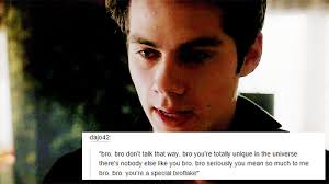 Hi! I would really love to read some sterek fics where Stiles is bullied,  like in "Double Negatives"! Thank you, I really...