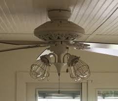 The amount of light emitted from a bulb is measured in lumens: I Updated My Old Ceiling Fan And I Really Like How It Looks Edison Bulbs 8 Ea Amazon Wire Bulb Cages Ceiling Fan Light Fixtures Farmhouse Edison Bulb