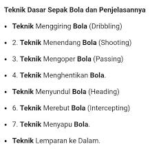 Maybe you would like to learn more about one of these? Sebutkan Teknik Dasar Permainan Sepak Bola Brainly Co Id